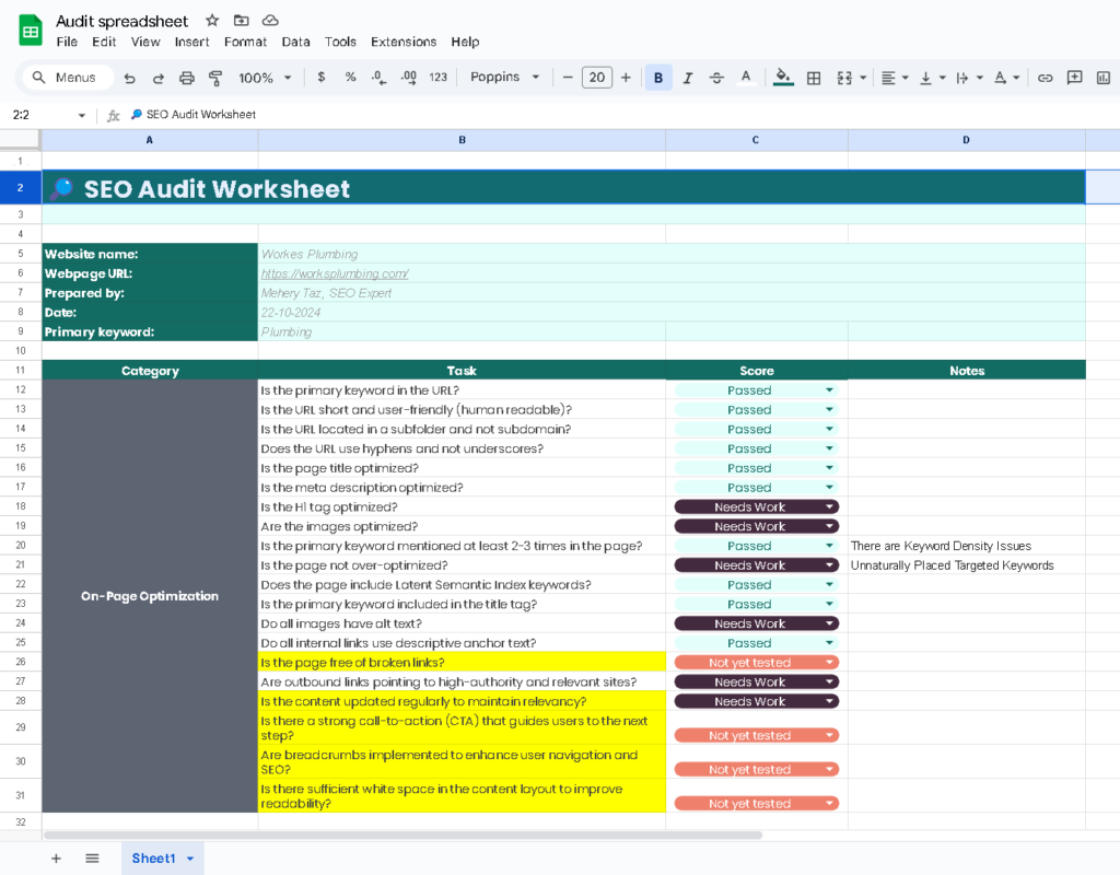 SEO Audit